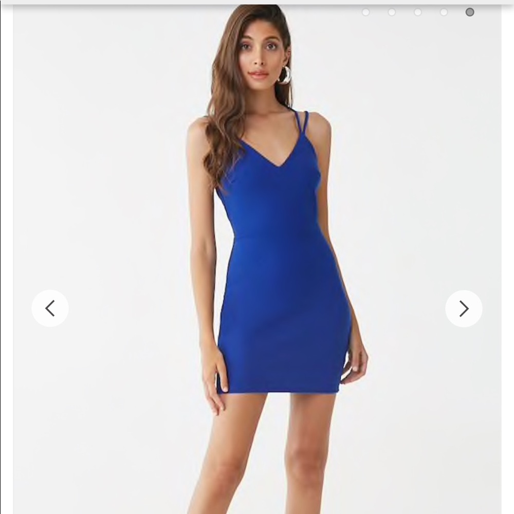 Blue Strappy Dress